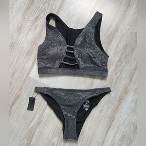 CXIX Vallonia set size medium worn twice - black with silver glitter